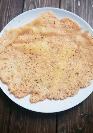 簡単おつまみ！パリパリ焼きチーズ♪-レシピのメイン写真