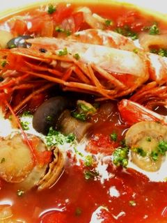 海老とホタテのトマト煮込み-レシピのメイン写真