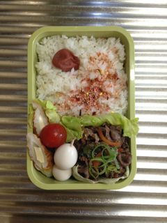 お弁当14〔牛肉すき焼き風〕-レシピのメイン写真