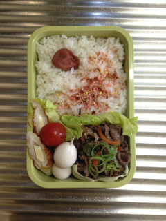 お弁当14〔牛肉すき焼き風〕-レシピのメイン写真