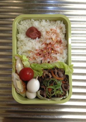 お弁当１４〔牛肉すき焼き風〕-レシピのメイン写真