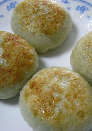 ご飯で作るニラまんじゅう-レシピのメイン写真