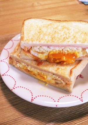 フライパンで簡単ホットサンド-レシピのメイン写真