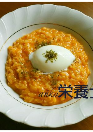 ★温泉卵のせ☆ブイヤベースリゾット-レシピのメイン写真