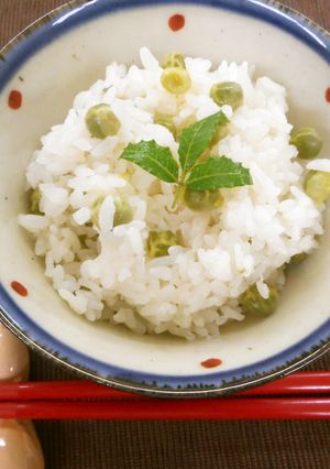 めっけもん♪本格派！えんどう豆ご飯-レシピのメイン写真