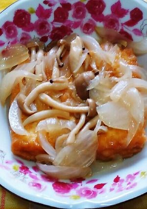 3分レシピ☆あげ豆腐の和風煮-レシピのメイン写真