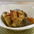 なすとこんにゃくとちくわのピリ辛味噌炒め