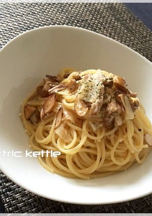 栄養オイル×シイタケ軸でペペロンチーノ-レシピのメイン写真