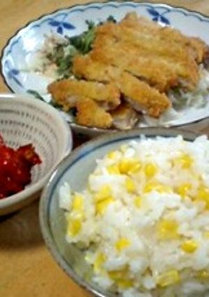 トウモロコシご飯（簡単すぎてごめん！）-レシピのメイン写真