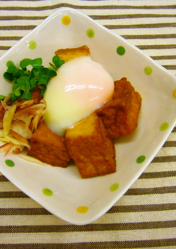 厚揚げ豆腐のみょうが添え-レシピのメイン写真