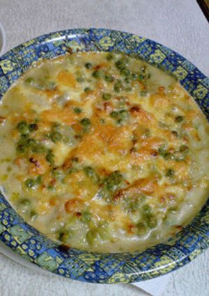 えんどう豆のグラタン-レシピのメイン写真