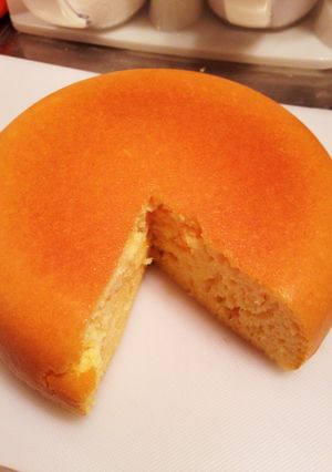 ヨーグルトと炊飯器で簡単ふわふわケーキ-レシピのメイン写真