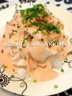 大根サラダ☆トマト豆腐ドレッシング♪-レシピのメイン写真