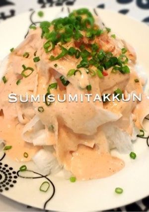 大根サラダ☆トマト豆腐ドレッシング♪-レシピのメイン写真