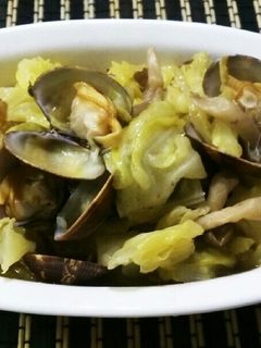 アサリとキャベツの蒸し煮-レシピのメイン写真