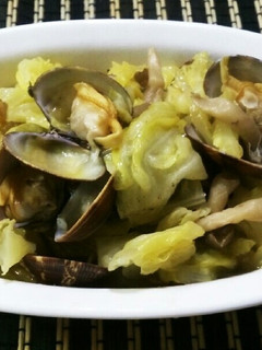 アサリとキャベツの蒸し煮-レシピのメイン写真
