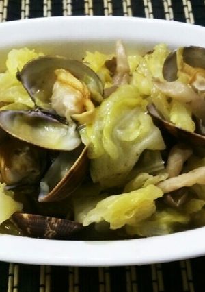 アサリとキャベツの蒸し煮-レシピのメイン写真