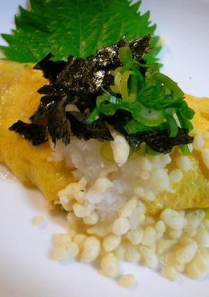 こくと食感☆ダブル天かすの和風オムレツ-レシピのメイン写真