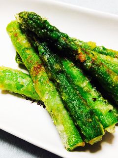 アスパラのフライ(カレー風味)-レシピのメイン写真