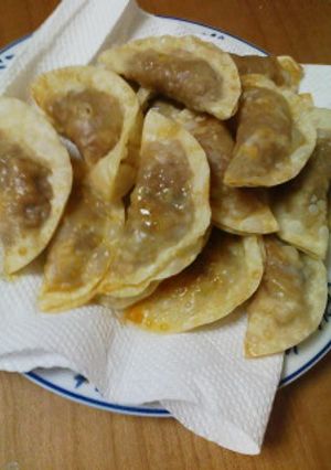 エビチリ風味の揚げ餃子-レシピのメイン写真