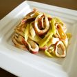 ボイルイカと長ねぎの酢味噌和え♪