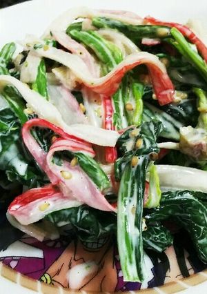 ほうれん草とカニかまのマヨ醤油-レシピのメイン写真