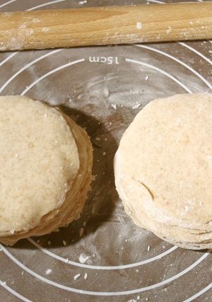 スペルト全粒粉でカリッモチッ！餃子の皮！-レシピのメイン写真