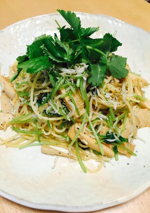 筍としらす、三つ葉たっぷり♡春パスタ-レシピのメイン写真