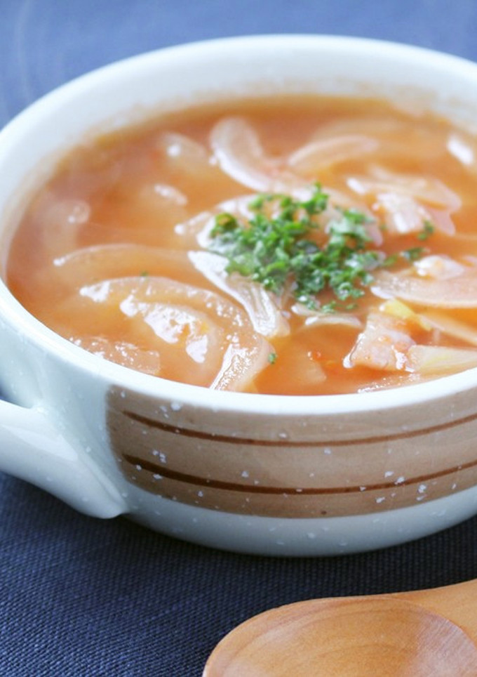 旨みたっぷりトマトのオニオンスープ-レシピのメイン写真
