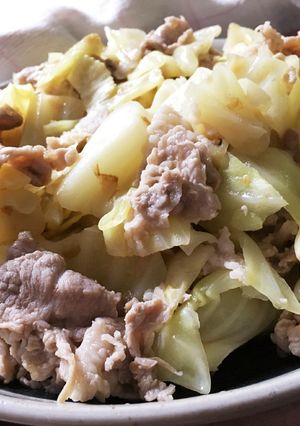 キャベツと豚肉のおひたし-レシピのメイン写真