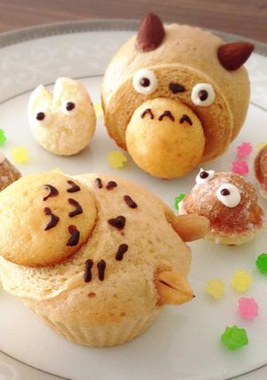 簡単♡トトロヨーグルト蒸しパン-レシピのメイン写真