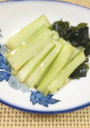 うどとワカメの辛子酢味噌和え-レシピのメイン写真