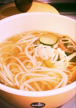 鶏肉とさっぱり風味煮込みうどん-レシピのメイン写真