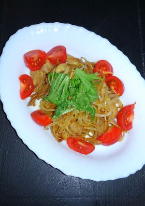 生姜塩味の豚バラもやし炒め♪-レシピのメイン写真