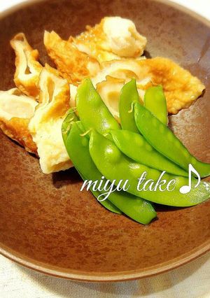 レンジで竹輪と絹さやのササッと煮♪-レシピのメイン写真