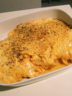 カルボナーラ風♪チーズオムレツ❤-レシピのメイン写真