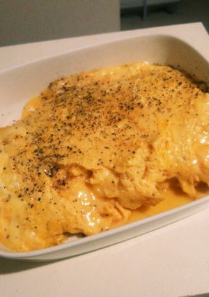 カルボナーラ風♪チーズオムレツ❤-レシピのメイン写真