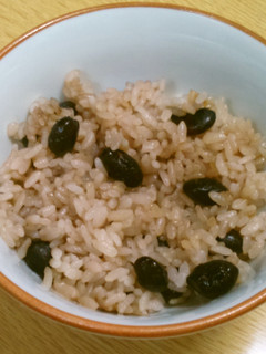 香ばしい黒豆ご飯(無塩)-レシピのメイン写真