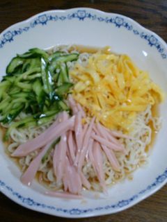 インスタント麺で冷やし中華!-レシピのメイン写真