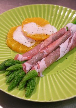 国産アスパラソバージュの生ハム巻き-レシピのメイン写真