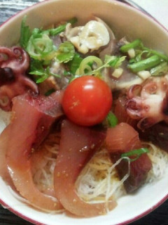 血管プラークダイエット食748(海鮮丼)-レシピのメイン写真