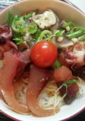 血管プラークダイエット食748（海鮮丼）-レシピのメイン写真