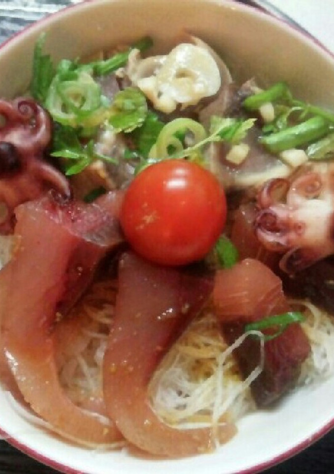 血管プラークダイエット食748（海鮮丼）-レシピのメイン写真