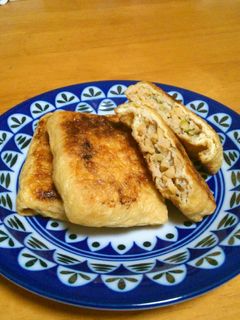 納豆の揚げ包み焼き-レシピのメイン写真