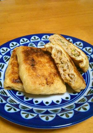 納豆の揚げ包み焼き-レシピのメイン写真