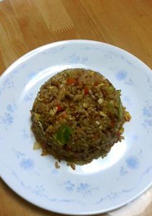 まぜてまぜて☆麻婆チャーハン-レシピのメイン写真