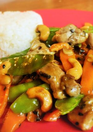 ピリ辛鶏肉とカシューナッツ炒め-レシピのメイン写真
