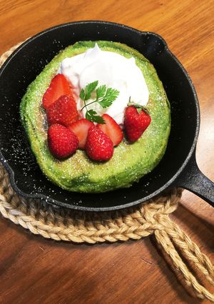 豆腐とほうれん草のパンケーキ-レシピのメイン写真