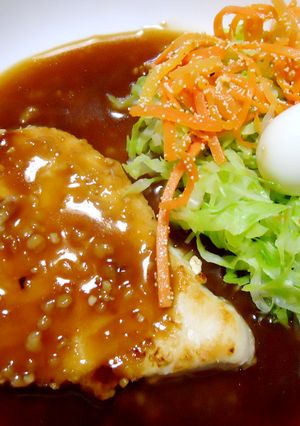 カジキ鮪ステーキと巣籠りウズラ-レシピのメイン写真