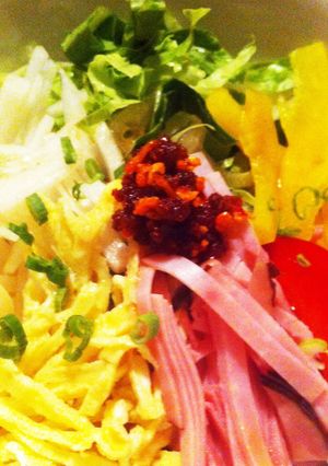 わたしのさらだうどん②-レシピのメイン写真